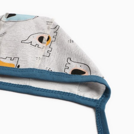 Kit for newborns, gray/elephant color, height 62 cm-10