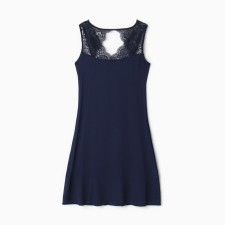 Night shirt female, blue color, size 44