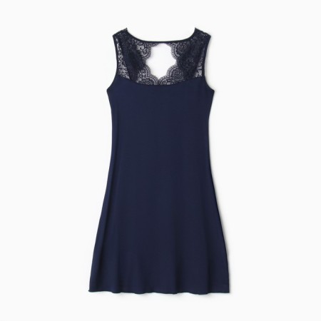 Night shirt female, blue color, size 44