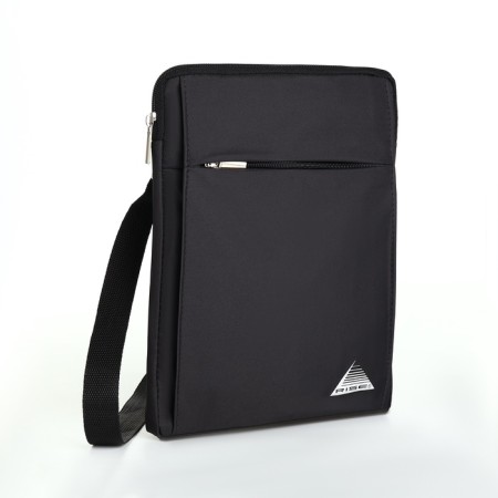 Male bag, rise, black color-1