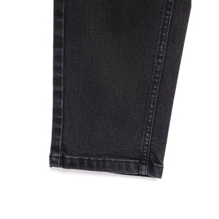 Women's jeans with a high landing CONTE Elegant Mom Fit, size M, color Washed Black-12