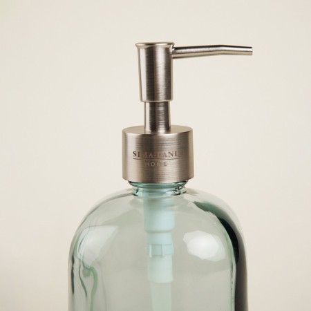 Sl Home soap dispenser, glass, 8 × 8 × 18 cm-3