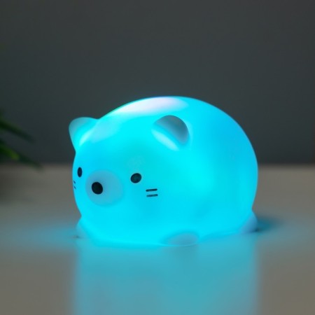 Nightnik "Tolstopus" 2W Led LR44 Blue 6x5x4cm-4