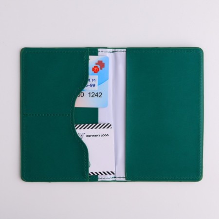 Cover for a passport with additional kardan inside “Dream!”, Artificial leather-1