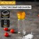 Mill for spices, plastic mechanism, 115 ml (45-80 gr), yellow color