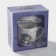 Ceramic mug with a spoon on the Lavender stand, 330 ml, Mix drawing
