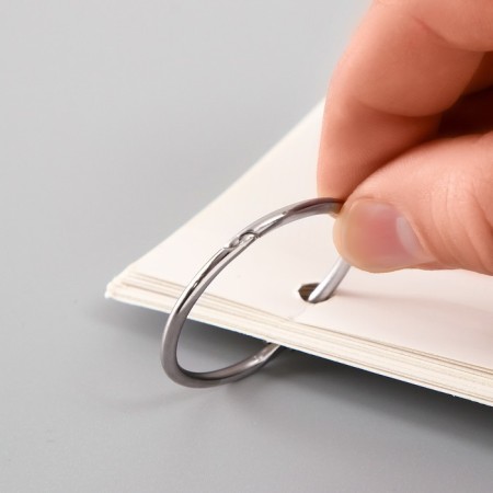Rings for creativity (photo albums) "silver" int. D = 3 cm external. D = 3.4 cm nr 10 pcs-10