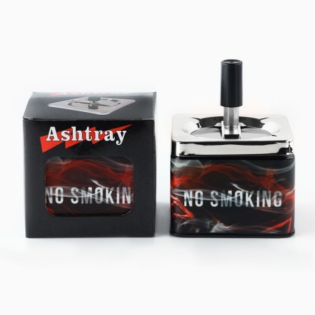 Ash beardless "No smoking", 12 x 9 cm.-4
