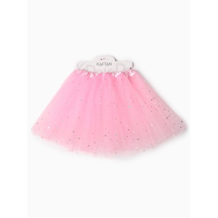 Children's skirt kaftan "stars" light pink, length 30 cm-6
