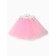 Children's skirt kaftan "stars" light pink, length 30 cm