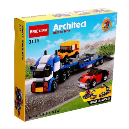 Constructor "Avtovos", 3 assembly options, 264 parts-3
