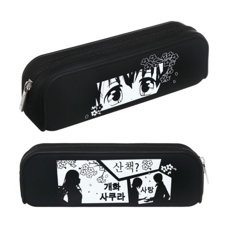 Penal soft, 1 department, 60 x 200 x 50 mm, voluminous, silicone, Hatber "Anime Romance"