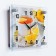 Wall clock: kitchen, "tea with lemon", 20 x 26 cm