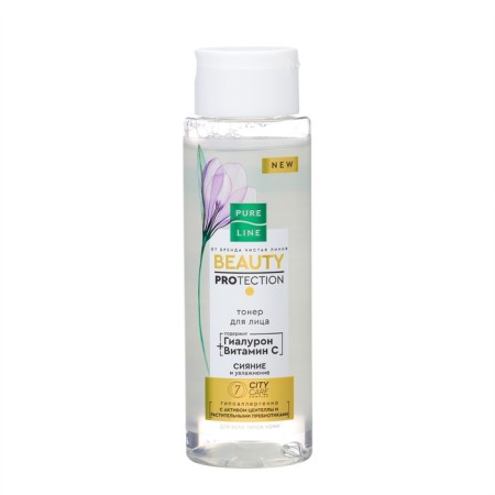 Gift set Pure Beauty Protection line: Toner, 110 ml + Face fluid cream, 45 ml-5