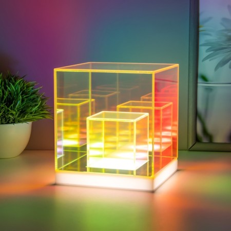 Spinker "Square" LED USB 15x15x23 cm Risalux