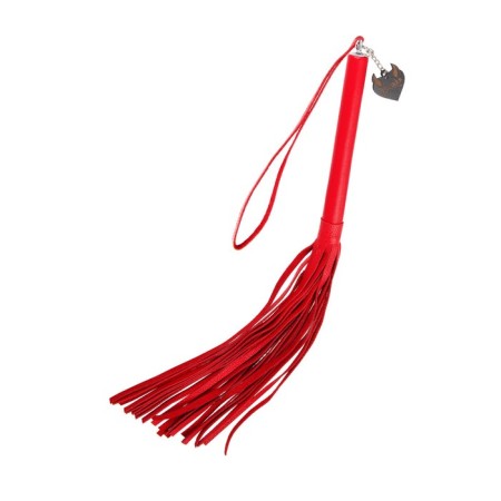Pecado BDSM label, red hilt, red whips, genuine leather-2