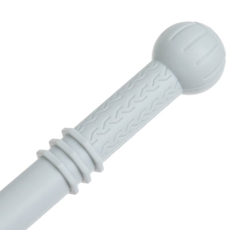Silicone, speech therapy rejector, gray color, mum & baby-4