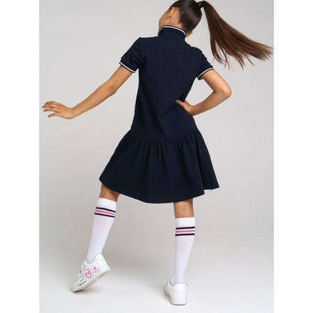 Dress-Polo for a girl, height 128 cm-3