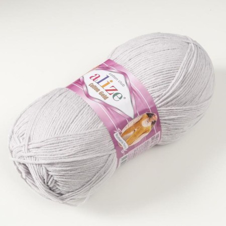 Yarn "Cotton Gold" 55% cotton, 45% acrylic, 330m/100g (533)-1