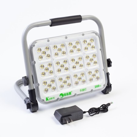 Battery worker, 200 W, 15000 mAh, 7200 lm, diode 2835, IP65, 19 x 24.5 x 5 cm-1
