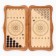 Scandinavian backgammon, carved large, wooden board 45 x 45 cm