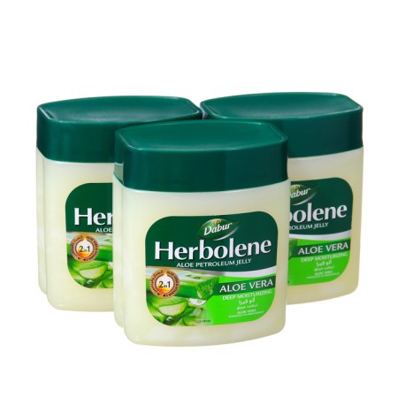 Vaseline for Dabur Herbolene Aloe Vera and Vitamin E, moisturizing, 3 pcs 115 ml