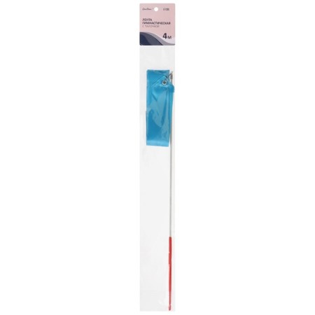 Gymnastic tape with a stick Grace Dance, 4 m, blue color-4