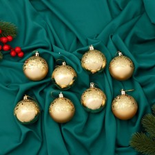 Set of balls plastic D-5.5 cm, 8 pcs 