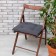 Siddle on the chair Ethel Kitchen 42x42 cm, col. Blue, 100% HL, sarzha 220 g/m2