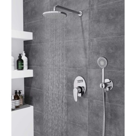 The shower system ESKO Set_6in1, built -in, tropical shower, mixer, shower set, chrome 98476-1