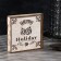 LED figure "Happy Vacations" 15 × 15 × 4 cm, wood, batteries CR2032x2, glow warm white