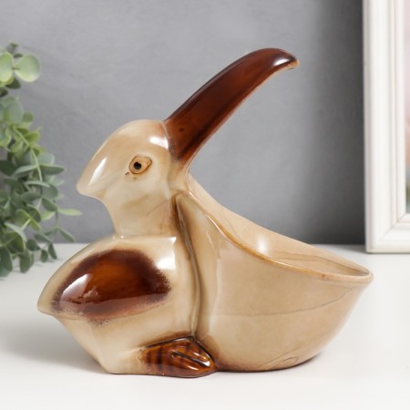 Souvenir ceramics stand "Pelican" 20x12x21 cm-2
