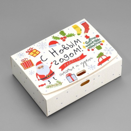 Folding Gift Box "Children's Gift", 16.5 x 12.5 x 5 cm, without tape, New Year-2