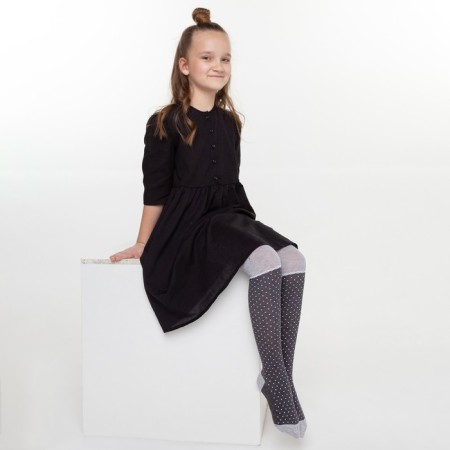 Pantyhose children's "golf", color gray melange, height 98-104