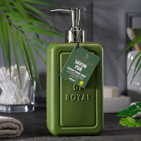 Liquid luxury hand soap "Savon de Royal" green, 500 ml