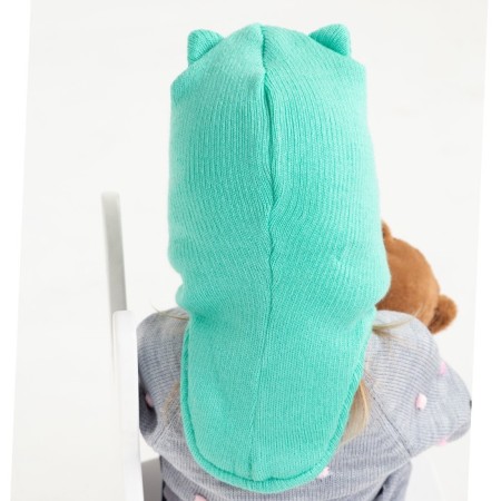 Hat-shop with ears cat, mint color, size 46-50-2