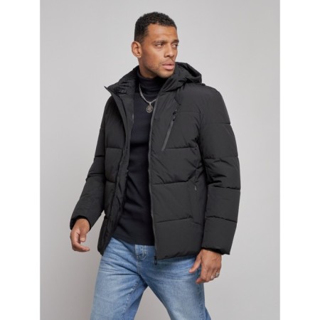 Male Winter jacket, size 58, black color-8