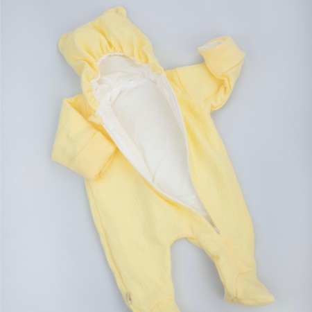 Kinderlitto “Muslin” discharge kit, 4 items, height 50-56 cm, yellow color-2