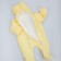 Kinderlitto “Muslin” discharge kit, 4 items, height 50-56 cm, yellow color
