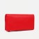 Women's wallet on magnets, red color