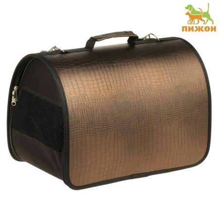 Bag - animal transportation, artificial leather, 40 x 25 x 27 cm