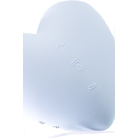 Vacuum-wave contactless stimulator of the Satiffyer Cutie Heart, silicone, blue color-14