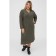 Female dress, size 62, dark green color
