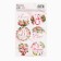 Paper stickers “since March 8” peonies, for gifts, 9 × 16 cm