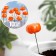 Set of plugs "Pumpkin" 10pcs, 3cm, length 25cm