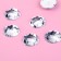 Rhinestones are sewing "circle", d = 16 mm, 8 pcs