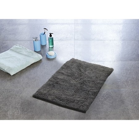 Bathroom mat, gray, 55x85 cm-1