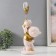 Souvenir Polystone "Bear holds a teddy bear with balls" 10x13x36 cm