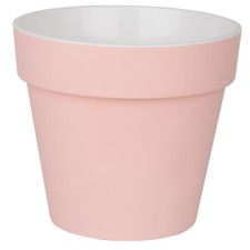 Plastic pot Live-In-Green with the Proteus tab, D = 17 cm, 2.3 l, pink color