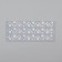 Pearls self -adhesive "Assorted", with holography, 125 pcs on a sheet